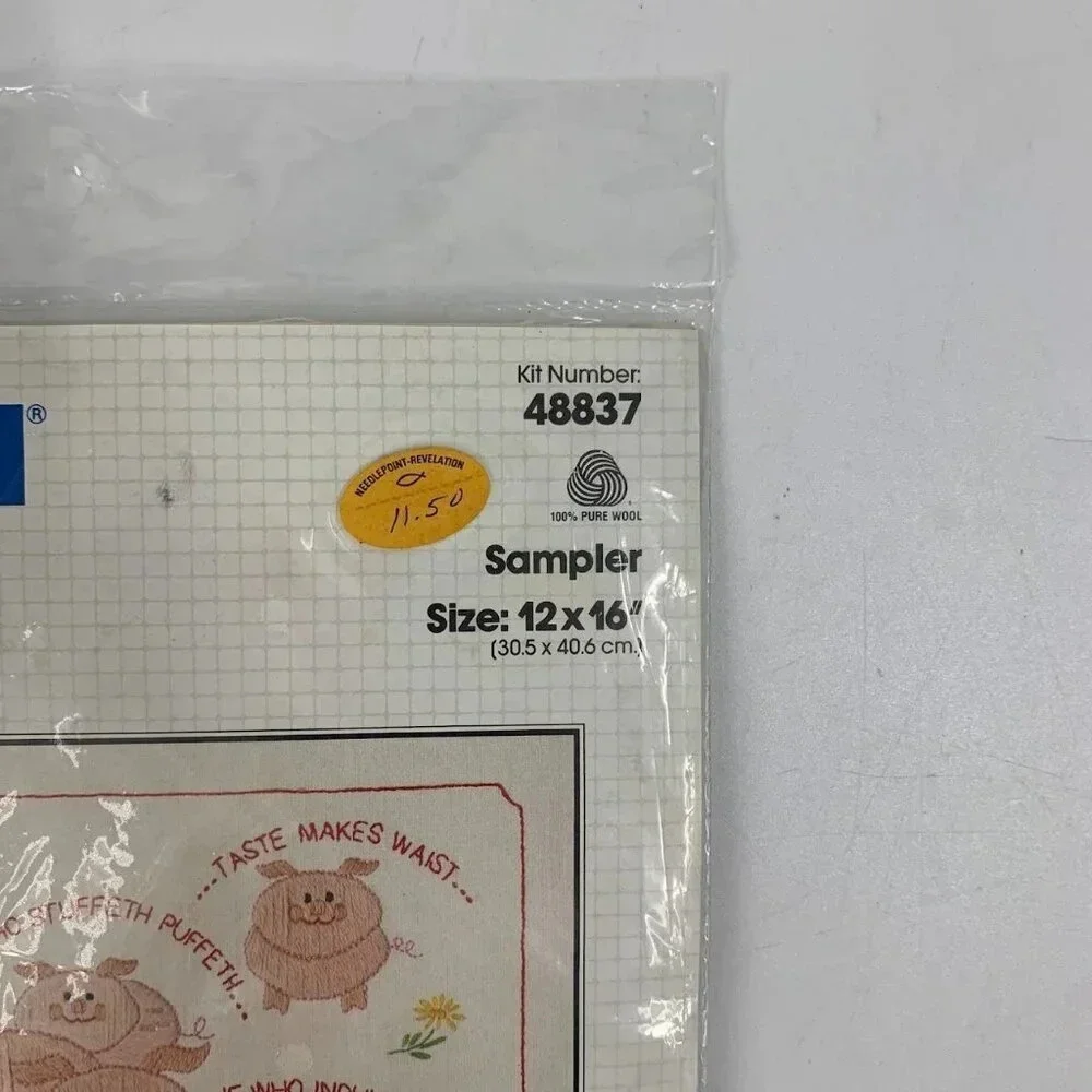 Bucilla‎ Stitchery Longstitch Kit 48837 Watch Your Weight 12” X 16” New Sealed